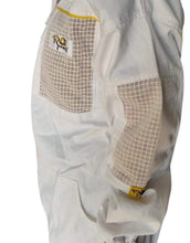Laden Sie das Bild in den Galerie-Viewer, Oz Armour Poly Cotton Semi Ventilated Beekeeping Suit With Fencing Veil + Free Round Brim Hat Veil UK OZ ARMOUR
