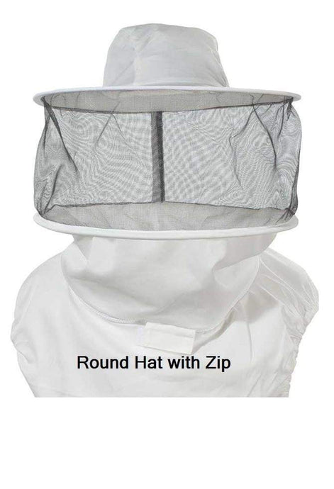 Oz Armour Round Hat Style Zippered Replacement Beekeeping Veil UK OZ ARMOUR