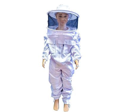 Oz Armour White Poly Cotton Beekeeping Suit For Kids UK OZ ARMOUR