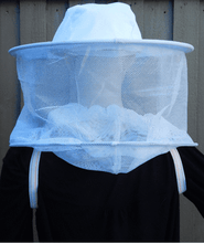Laden Sie das Bild in den Galerie-Viewer, Oz Armour Round Hat Beekeeping Veil With Shoulder Straps UK OZ ARMOUR
