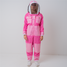 Charger l&#39;image dans la galerie, PINK OZ ARMOUR 3 Layer Mesh Ventilated Beekeeping Suit With Fencing Veil OZ ARMOUR
