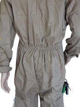 Cargar imagen en el visor de la galería, Oz Armour Khaki Poly Cotton Beekeeping Suit With Round Brim Hat UK OZ ARMOUR
