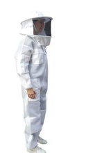 Afbeelding in Gallery-weergave laden, Oz Armour Poly Cotton Semi Ventilated Beekeeping Suit With Fencing Veil UK OZ ARMOUR
