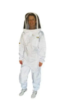 Afbeelding in Gallery-weergave laden, Oz Armour Pre Shrunk Poly Cotton Beekeeping Suit With Fencing Veil UK OZ ARMOUR
