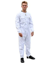 Laden Sie das Bild in den Galerie-Viewer, Oz Armour Pre Shrunk Poly Cotton Beekeeping Suit With Fencing Veil UK OZ ARMOUR
