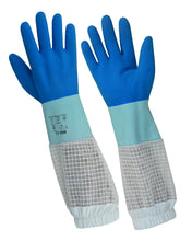 Afbeelding in Gallery-weergave laden, OZ ARMOUR RUBBER GLOVES WITH THREE LAYER MESH VENTILATION UK OZ ARMOUR
